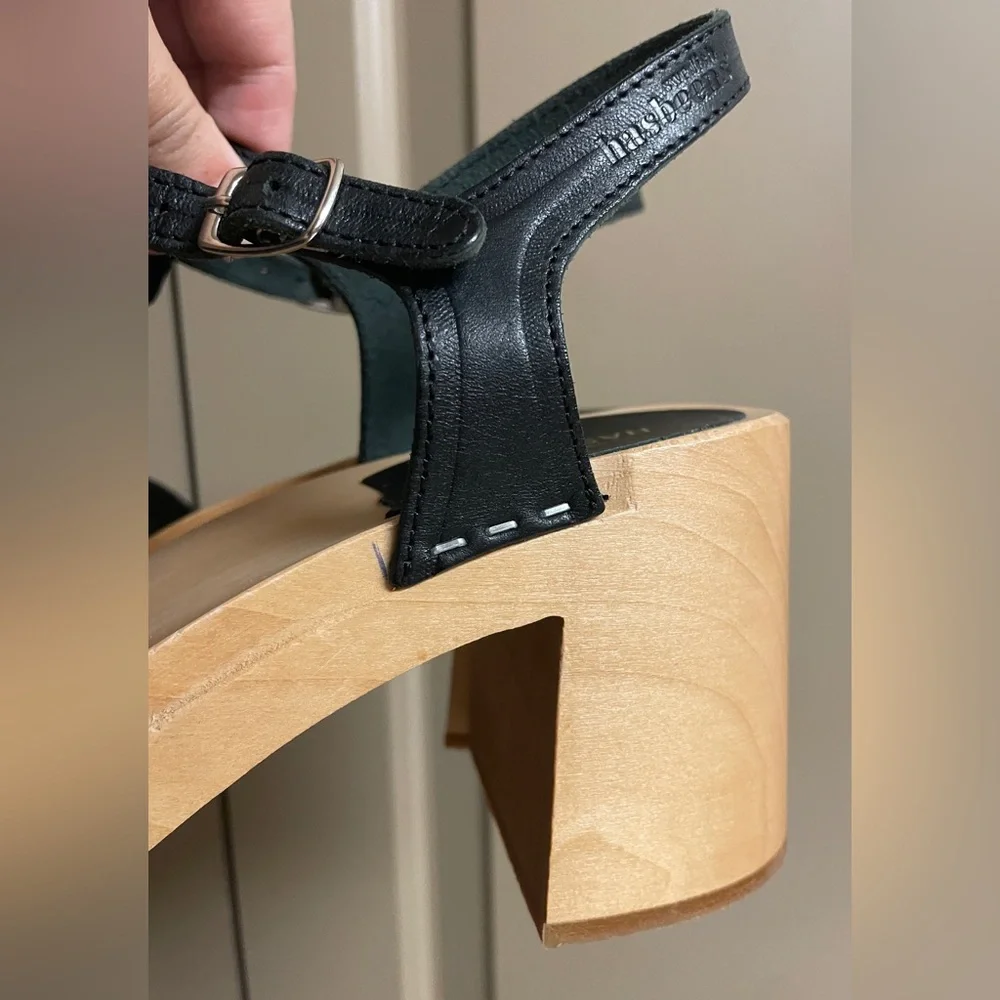 Swedish Hasbeens Clog Sandals - Picture 9 of 13